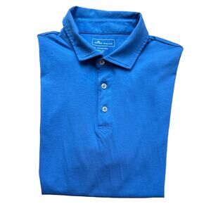Peter Millar Men's Seaside Wash Polo Shirt 100% Pima Cotton Size M Soft Golf